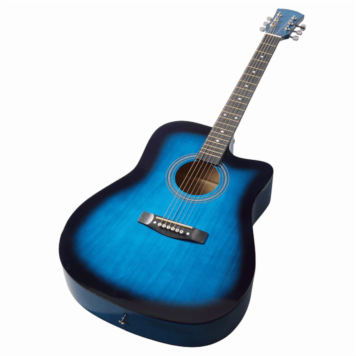 41in Dreadnought Barrel-shaped Cutaway Acoustic Guitar, Blue