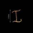 thumbnail image 3 of Efavormart 12 Pack Self Adhesive Gold Diamond Crystal Letter Rhinestones Stickers For Favor Box Gift Bag Decor - I, 3 of 11