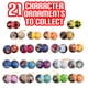 thumbnail image 5 of Miraculous Ladybug, 4-1 Surprise Miraball, 4 Pack, Toys for Kids with Collectible Character Metal Ball, Kwami Plush, Glittery Stickers and White Ribbon (Wyncor), 5 of 5