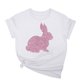 thumbnail image 1 of Tops de Cuello Alto para las Mujeres Amante Impreso Camiseta Cuello Redondo Manga Corta, Poliéster Spandex, 1 of 7