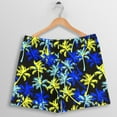 thumbnail image 4 of Beach Shorts Fashionable Anti Embarrassment Plus Size Men Digital Print Pattern Flat Corner Swimming Trunks for Holiday, 4 of 10
