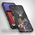 thumbnail image 4 of Cass Creations Case Compatible with Boost Celero 5G 2022, Hybrid Shockproof Bumper Protective Phone Cover - American Bald Eagle Flying with Flag, 4 of 5