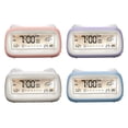 thumbnail image 3 of Smart Cartoon Puss Alarm Clock with Temp/Humidity Touch Panel Nightlight & ABS for Bedrooms, 3 of 14