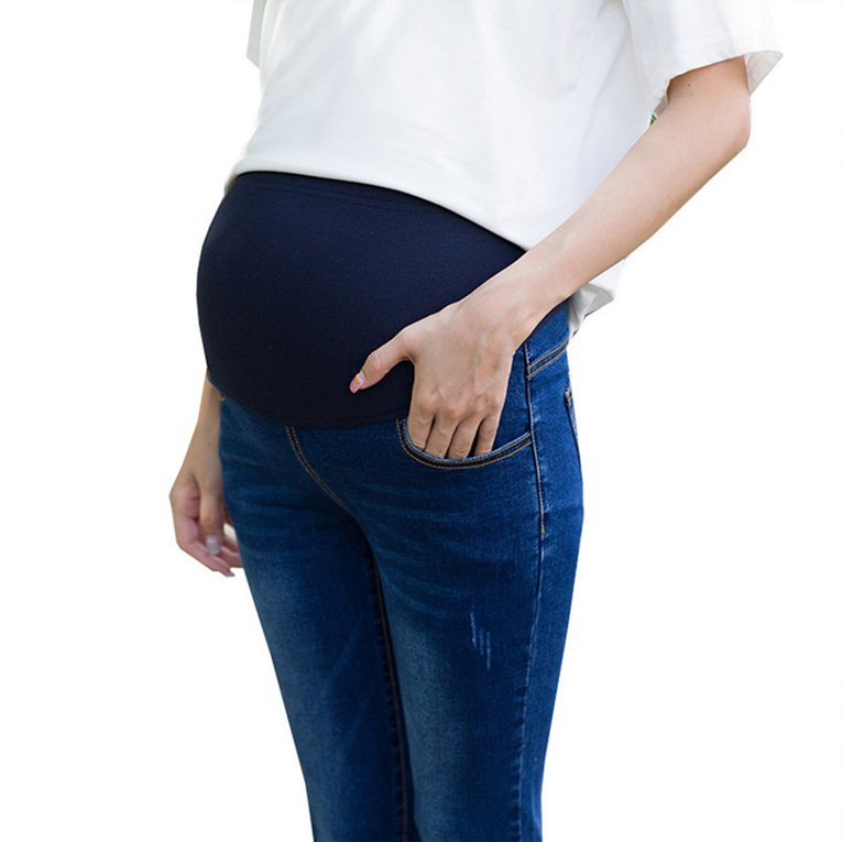 Ladies Maternity Jeans Pregnancy Care 
