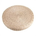thumbnail image 2 of MGAXYFF Light-Yellow Natural-Straw Circular Outdoor Pouf, Soft and Comfortable, 2 of 8