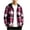 Pink, variant on Boys Hooded Plaid Button Down Shirt Jacket, Long Sleeve Casual Flannel Outwear with Pocket, Lightweight Fall Coat for Kids Ages 5-15 Years,Orange_9-10Years