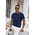 thumbnail image 2 of COOFANDY Men's 2 Pieces Linen Set Henley Shirt Short Sleeve and Harem Capri Pants Wide Leg Baggy Beach Yoga Trousers Outfits, 2 of 6