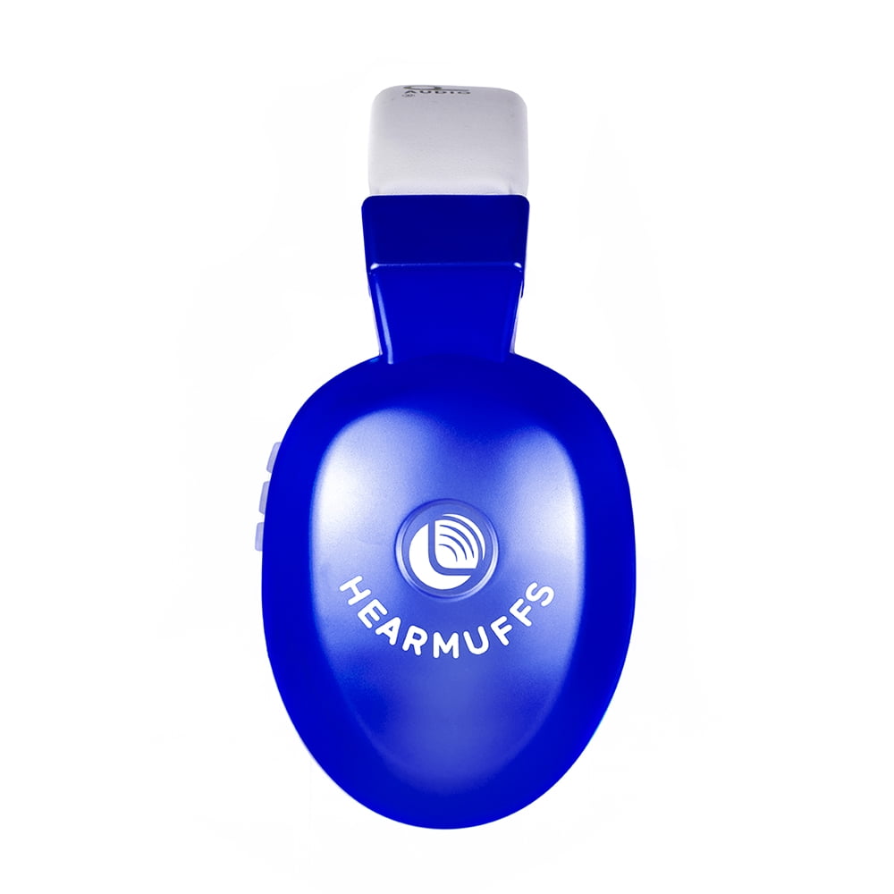 Lucid Hearing Bluetooth Hearmuffs for Kids (5-10 Years) - Hearing Protection NRR 13, Blue