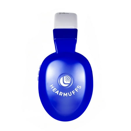 Lucid Hearing - Bluetooth HearMuffs for Children - Hearing Protection Ear Muffs Ideal for Kids 5-10 Years Old - Blue