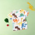 thumbnail image 5 of Ruyang Kids Cartoon Dinosaur Animal Print T Shirt Baby Boys Girls Toddler Short Sleeve Crew Neck Summer Clothes Tops Funny, 5 of 5