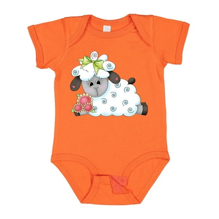 

Inktastic Little Bow Sheep Gift Baby Boy Bodysuit