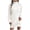 White, variant on Fesfesfes Women Sweater Fall And Winter Casual Button Turtleneck Long Sleeve Bottoming Sweater Dress Clothes Sale