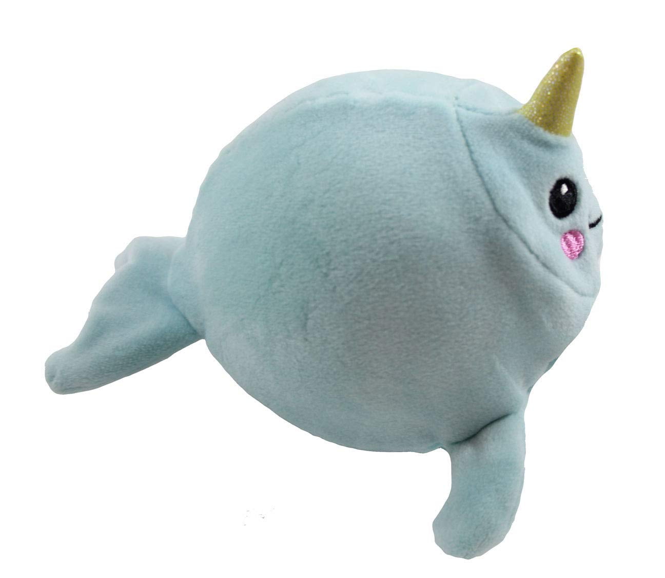 MEMORY MATES Ruthie The Narwhal Memory Foam Pillow Plush with Kids Diary That Stores in Belly Pocket 6 Journal 15/” Stuffed Animal
