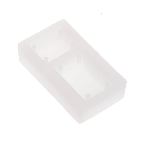 WE-POLUJ Resin Bracelet Molds Rectangle Silicone Bangle Mold Pendant Bracelet Mould with Hole for Jewelry Making Handmade Crafts