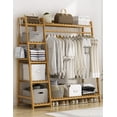 thumbnail image 1 of CC005 - Storage Clothing Rack-Wood（130cm）, 1 of 1