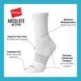 thumbnail image 4 of Calcetines Hanes Absolute Active para mujer con acolchado, paquete de 4, 4 of 5
