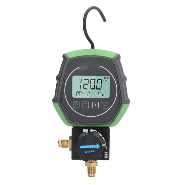Medidor De Colector De Refrigeración, Función De Retroiluminación De Apagado Automático De 10 Minutos Medidor De Colector Digital 0KPa-6000KPa Para Cámara De Almacenamiento En