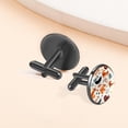 thumbnail image 6 of Squirrel Elegant Stainless Steel Shirt Cufflinks for Men, for Formal Attire and Special Occasions, Includes Shirt Clip and Silver Jewelry, 6 of 6