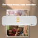 thumbnail image 1 of Laminator Machine A4 Laminating Machine Portable Thermal Lamination Machine for Home Office School, White, 1 of 5