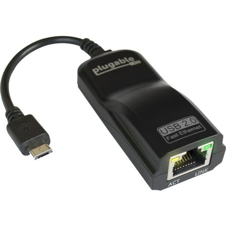 UPC: 0819927010708 | Plugable USB 2.0 OTG Micro-B to 100Mbps Fast Ethernet Adapter