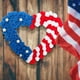 thumbnail image 5 of Independence Day Wreath Patriotic Wreath Front Door Wreath Door Hanging Independence Day Decorations Flag Wreath, 5 of 6