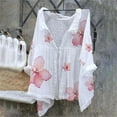 thumbnail image 2 of Womens Tops Floral Butterfly Print Natural Autumn Fragrant Fabric Long-Sleeved Shirt Flax Soft Warm Comfortable Halloween Design For Autumn Winter Occasions M Sweaters For Women, 2 of 3