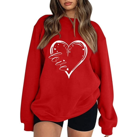JUMESG Womens Sweatshirts Plus Size Only Womens Sweatshirt Casual Long Sleeve Lightweight Pullover Tops Loose Crewneck Sweatshirts with Side Slit (Pink,M)