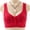 Red, variant on Women's Full Coverage Front Closure Wireless Bra Printed Lace Sports Underwear Supportive Plus Size Comfort