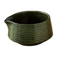 thumbnail image 1 of Ceramic Matcha Tea Tazón hecho a mano para mezclar Utensils Tableware 500ml para matcha latte latte té amantes de la té de amigo cocina cocina Verde, 1 of 8