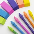 thumbnail image 6 of BAZIC Erasers + Pencil Top Erasers Set, Bevel Arrowhead Tops, 24-Count, 6 of 7