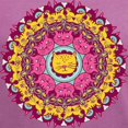 thumbnail image 3 of CafePress - Mandala Cats T Shirt - Women's V-Neck Dark T-Shirt, 3 of 4