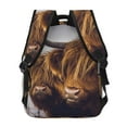 thumbnail image 4 of Fotbe Portrait Of Cow With Its Baby Cow Mochila Casual con Estampado para Escuela, Viajes y Actividades al Aire Libre - Duradera, Ligera y Cómoda, 4 of 5