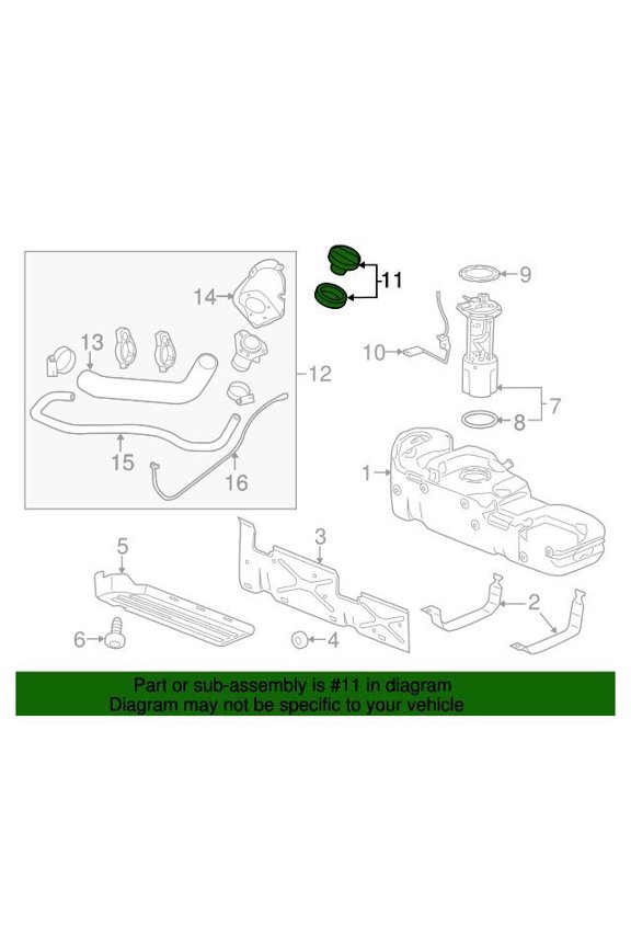 GM 23288713 Cap Asm-F/Tnk Fil