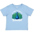 thumbnail image 3 of Inktastic Peacock Girls Baby T-Shirt, 3 of 5