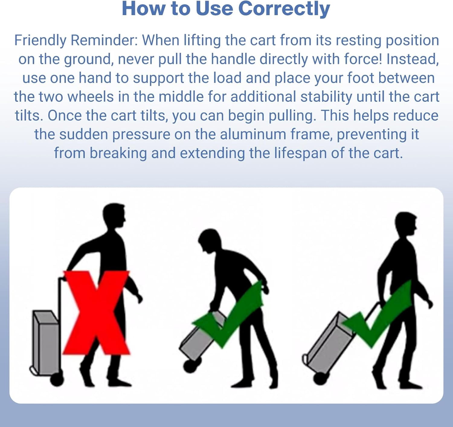 Small Folding Hand Truck Dolly with 2 Wheels - Lightweight Aluminum Collapsible Trolly for Airport Travel and Moving