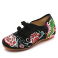 thumbnail image 1 of Filets de Pêche Brodés Chaussures Mères Plates de Printemps à Talons Bas 41, 1 of 4