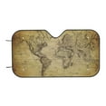 thumbnail image 7 of Balery Vintage World Map Print Car Windshield Sun Shade,Windshield Sunshade for Car Pickup Truck SUV Accessories-Medium, 7 of 7