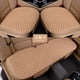 thumbnail image 1 of Funda de asiento de coche de lino, cojín de tela de lino delantero y trasero, alfombrilla protectora transpirable de verano, accesorios universales para vehículos Tan Jianjun unisex, 1 of 2