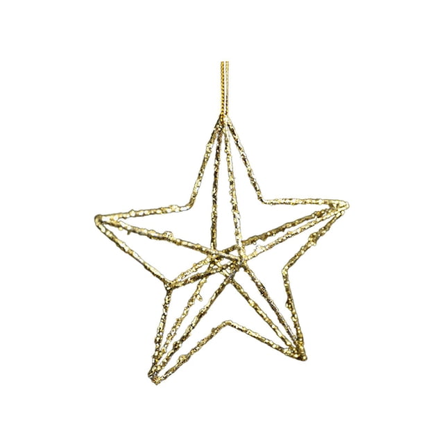 Adorno colgante de Navidad Macarena Pentagrama 10 cm x 10 cm