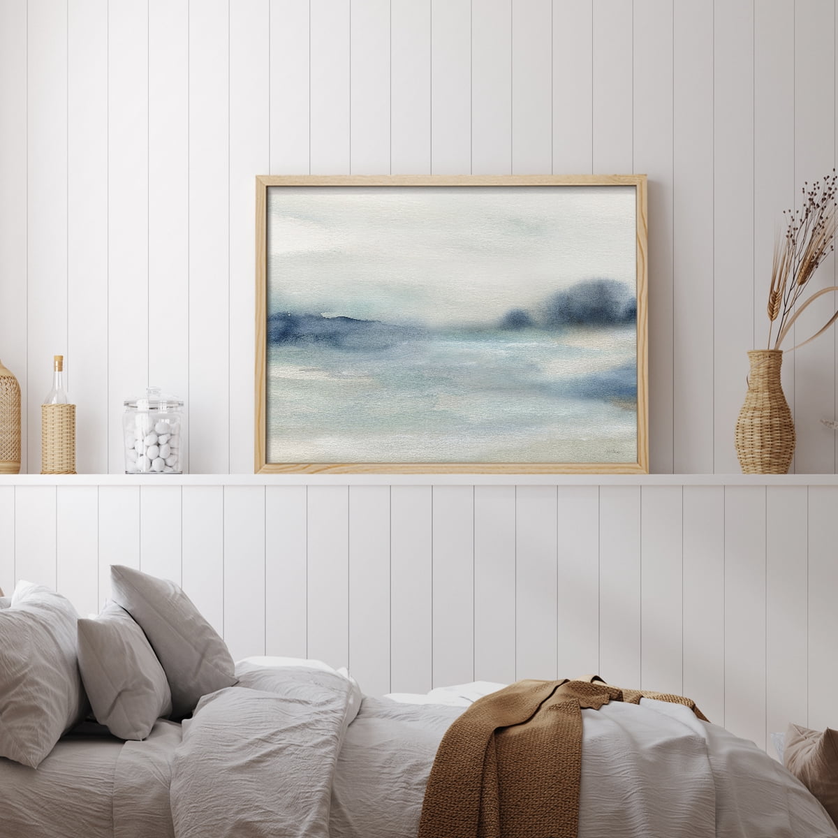 Simply Soft Morning by Carol Robinson - Restickable Framed Giclée Print