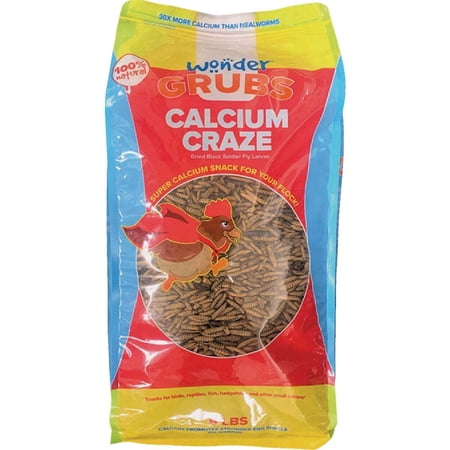 Wonder Grubs Calcium Craze 5 Lb. Black Soldier Fly Larvae PH560