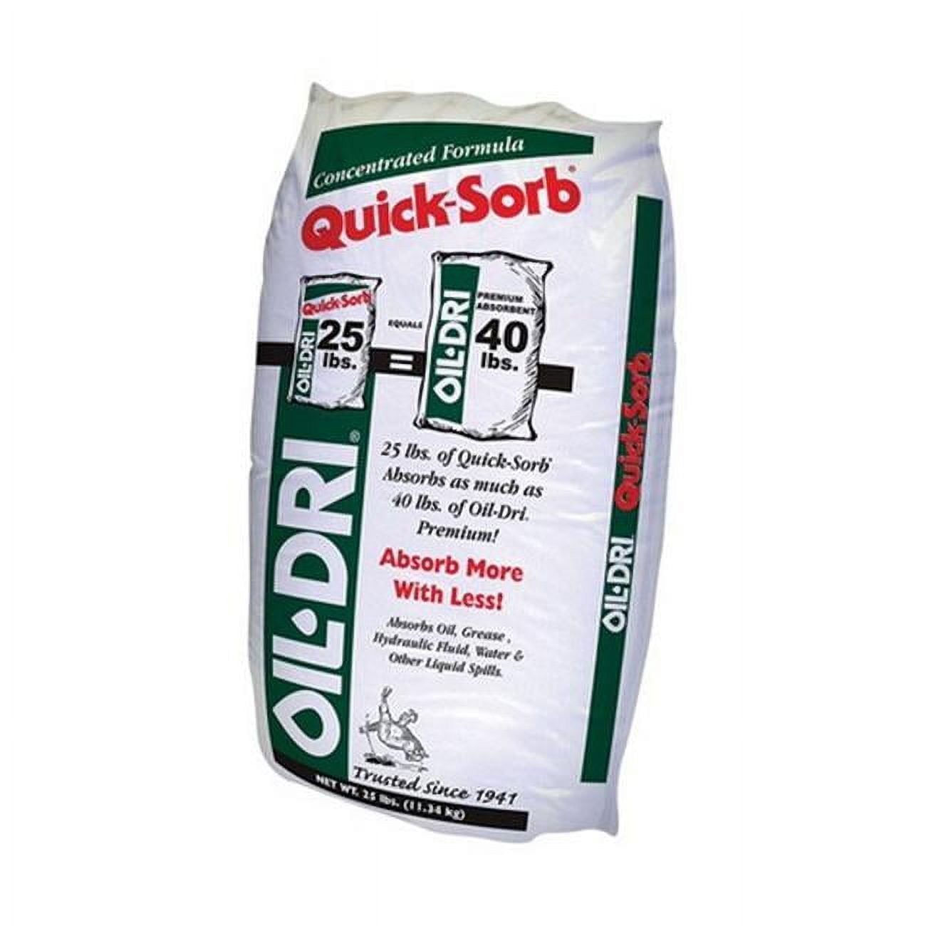 Loose Absorbent, 3 Gallon Volume Absorbed per Package, 25 lb Weight Bag, Not Scented