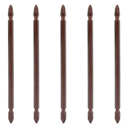 

5Pcs 150mm Screwdriver Bit Set DoubleHead Screw Tighten Tool Electric Repair Replacement