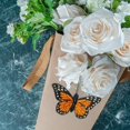 thumbnail image 4 of Bearachild Delicadas decoraciones de mariposas con plumas, juego de 10 para pared de boda, toque elegante Kits de decoración para fiestas, 4 of 6