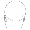 thumbnail image 1 of KAKOWELY 1 Set Display Wire Rope Hanger for Picture Hanging with Design Silver, 1 of 8