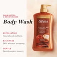 thumbnail image 4 of Caress Shea Butter & Brown Sugar Body Wash, Exfoliating & Moisturizing, Hyaluronic Acid, 30 oz, 4 of 11