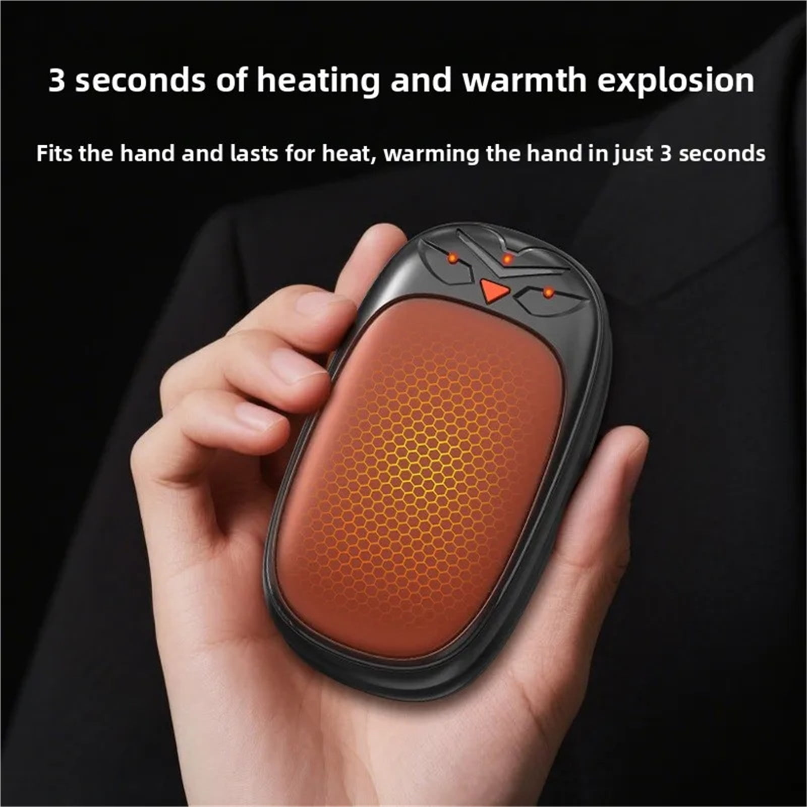 Split-type Magnetic Hand Warmer Is Rechargeable, Adjustable For High Temperature, Portable And Compact ,Heating Fast