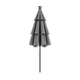 thumbnail image 5 of Above Height 2 Series 11 Feet Smart Umbrella with Remote, Wind Sensor, Solar, LED Light, Pewter Color, 5 of 8