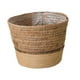 thumbnail image 3 of Cesta de plantador tejido Cesta de almacenamiento decorativo Cesta redonda Caneta de plantas de planta Contenedor de planta para el césped del porche L, 3 of 8