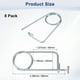 thumbnail image 3 of Uxcell 8-Pack Pin de Seguridad de Pasador en Forma de Broche, Pines de Acero de Resorte M3x40mm, Sujetadores de Broche de Bloqueo Rápido, Clips Retenedores Pesados, 3 of 7